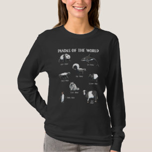 T-shirt Motif Panda pour Enfants Jeunes Adolescents pour A