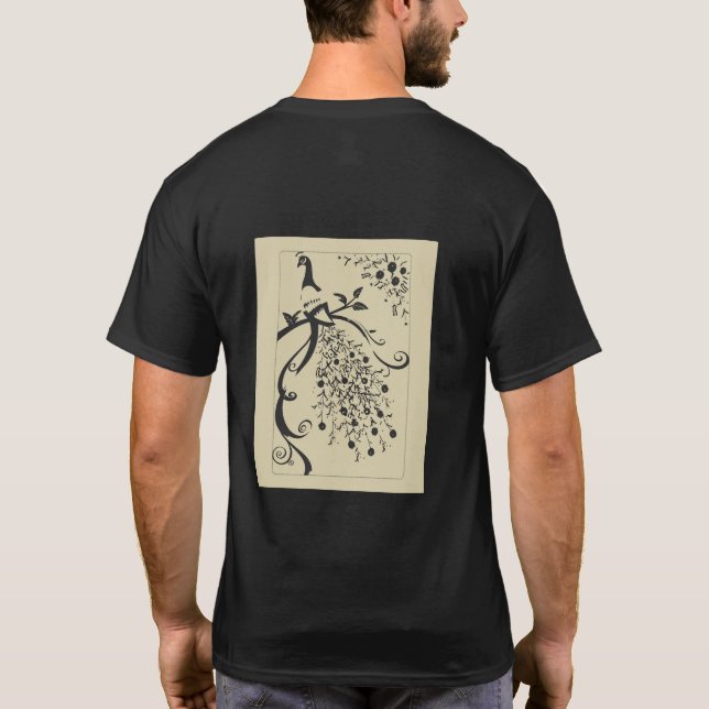 T-Shirt motif paon.. (Dos)
