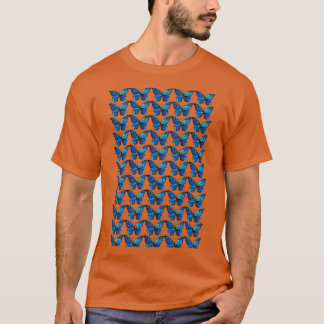 T-shirt Motif papillon bleu 13