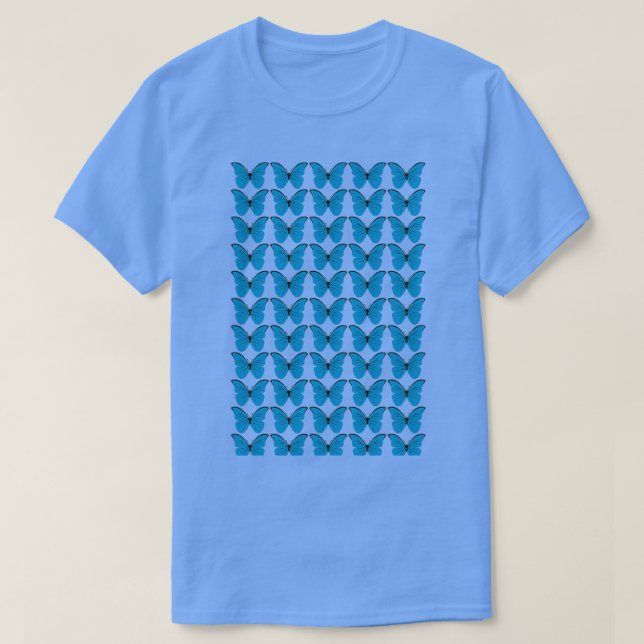 T-shirt Motif papillon bleu 30 (Design devant)
