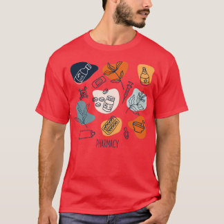 T-shirt Motif pharmacie moderne