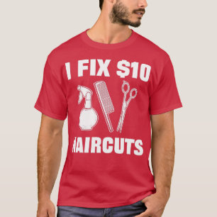 T-shirt Motif Pour Barbiers Et Barbiers Hébergement 1