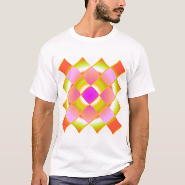 T-shirt motif psychédélique (Devant)