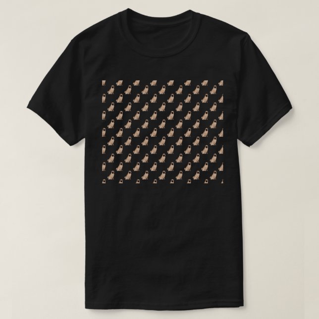 T-shirt Motif Pug (Design devant)
