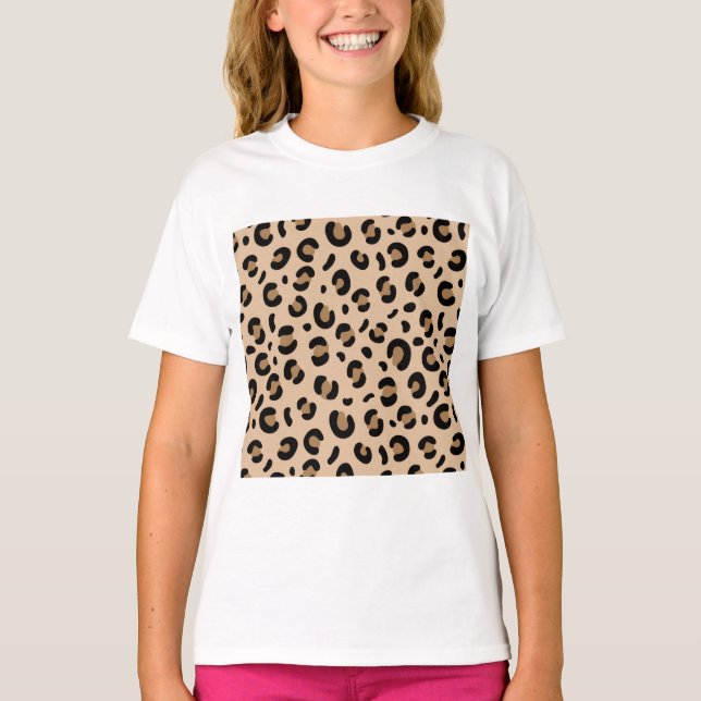 T-shirt Motif rayé de tigre gras – Conception d'impression (Devant)