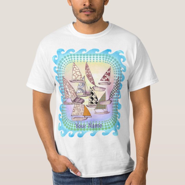 T-shirt motif Sailboats (Devant)