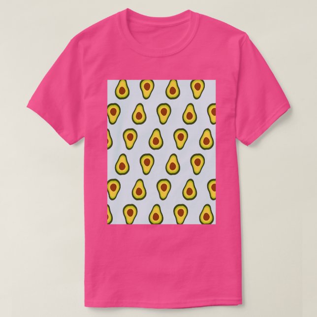 T-shirt Motif sans faille Avocados (Design devant)