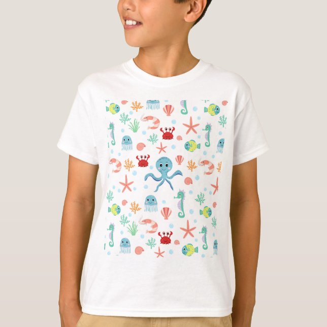 T-shirt Motif Sea World (Devant)
