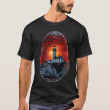 T-shirt Motif Surreal Lighthouse