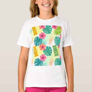 T-shirt Motif Tiki Hawaïen Tropical pour Mariage Fêtes