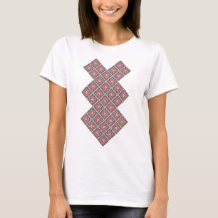 T-shirt Motif traditionnel de broderie Tatreez#16