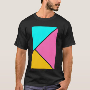 T-shirt Motif triangle géométrique