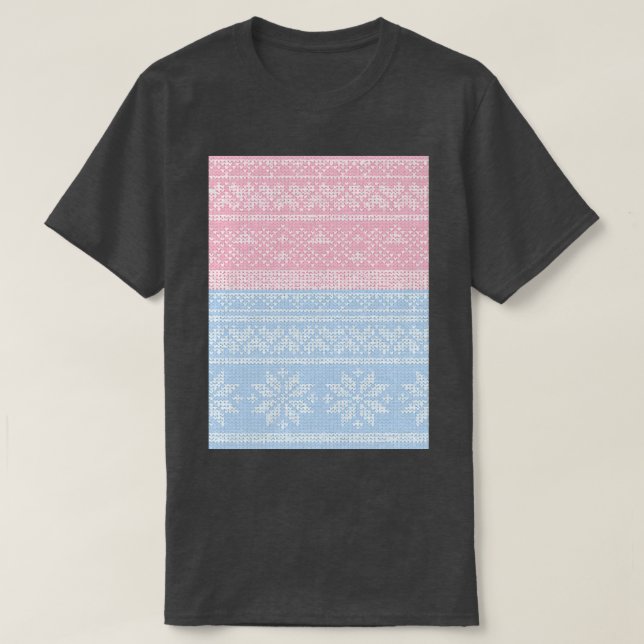 T-shirt motif tricot (4) (Design devant)