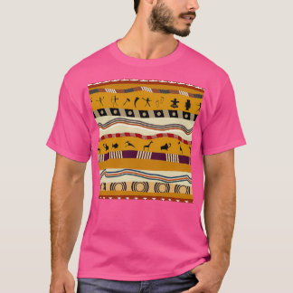 T-shirt Motif vectoriel des figures natives