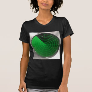 T-shirt motif vert de radar