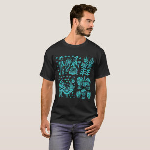 T-shirt Motif vintage de Pyrex - bleu de turquoise de