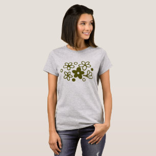 T-shirt Motif vintage de Pyrex - fleur de ressort (vert)
