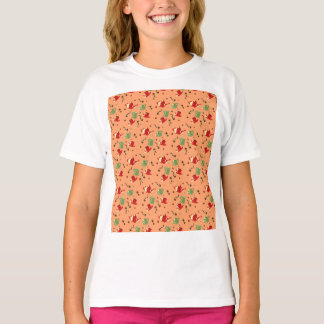 T-shirt Motif vintage du Tea Party - Thé de Whimsical, Cou