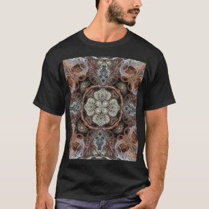 T-shirt Motif vintage géométrique Art nouveau