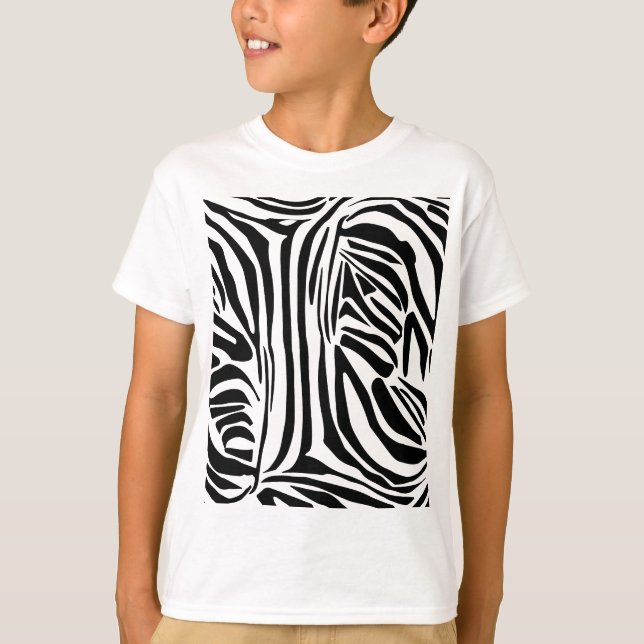 T-shirt Motif zèbre (Devant)