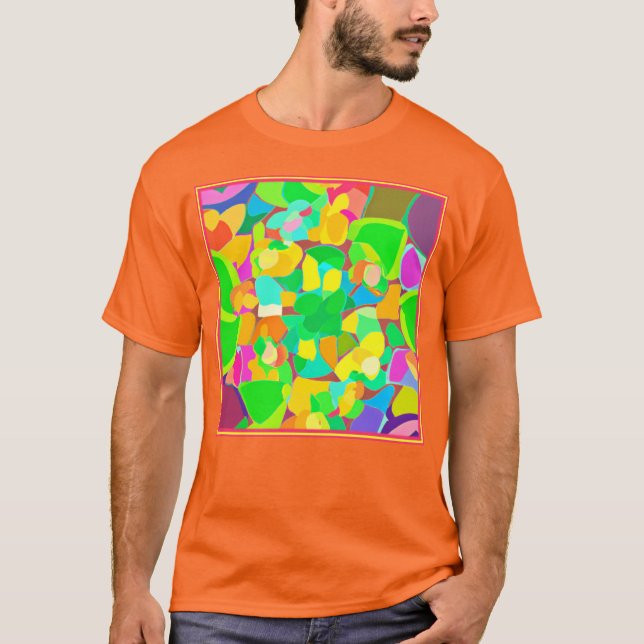 T-shirt Motifs de couleurs époustouflants Art (Devant)