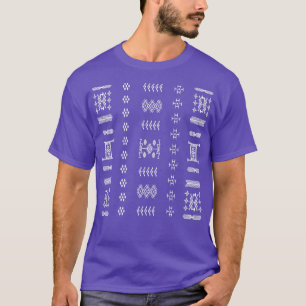 T-shirt Motifs de tapis Mzab Amazigh de Ghardaa 1