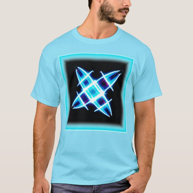 T-shirt Motifs étoilés brillants. Commandez dès maintenant (Devant)