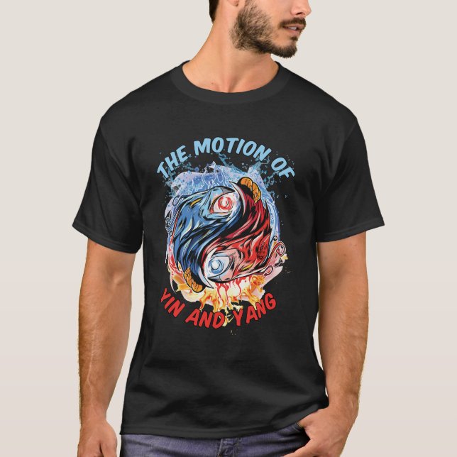 T-shirt Motion de Yin et Yang Men Black (Devant)
