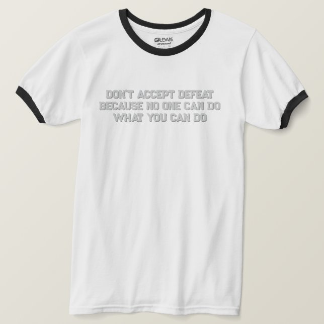 T-Shirt Motivant (Design devant)