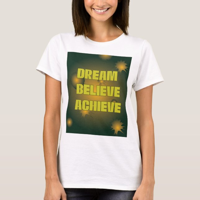 T-Shirt Motivant pour Femmes (Devant)