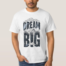 T-shirt Motivant pour Hommes avec Ciel Nocturne de