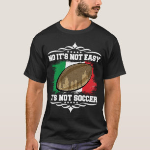 T-shirt Motivation artistique Drapeau italien Rugby Citati