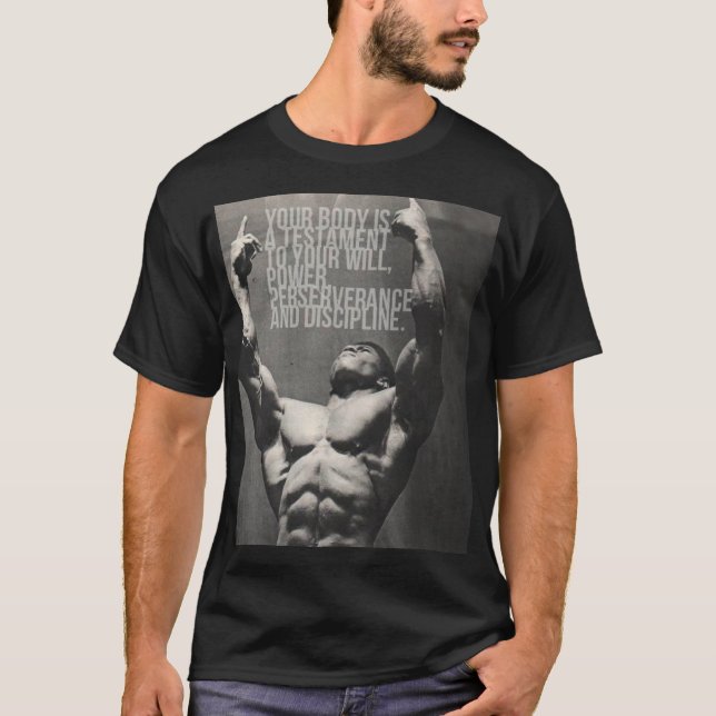T-shirt Motivation "Body building" (Devant)