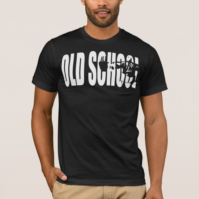 T-shirt Motivation "Body building" - Force de l'ancienne é (Devant)