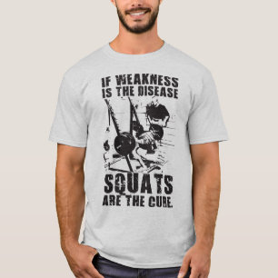 T-shirt Motivation "Body building" - Le Squat est le remèd
