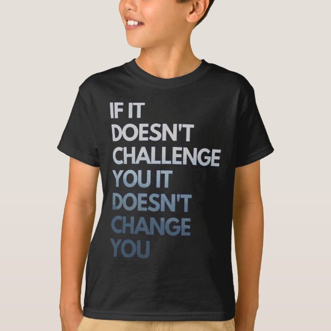 T-shirt Motivation de conditionnement physique Citation in (Devant)