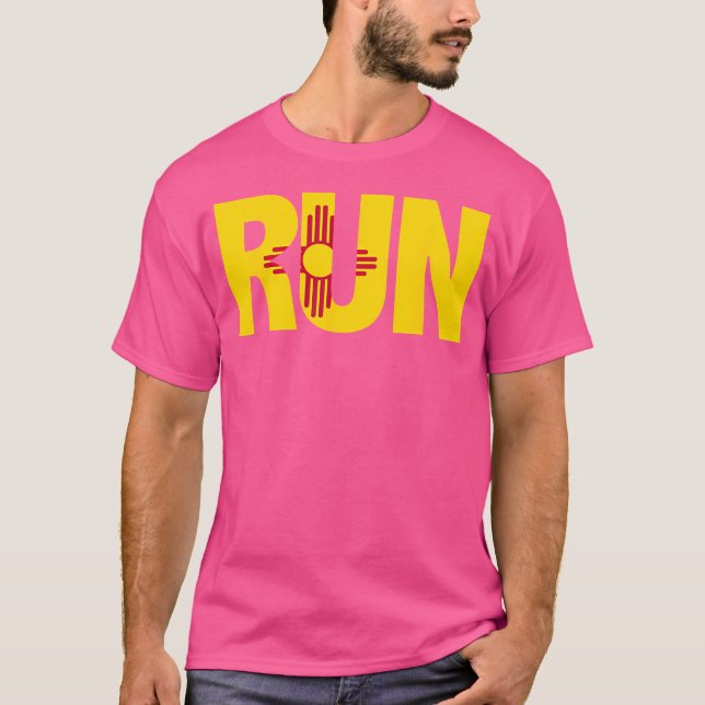 T-shirt Motivation de course New Mexico Pride (Devant)