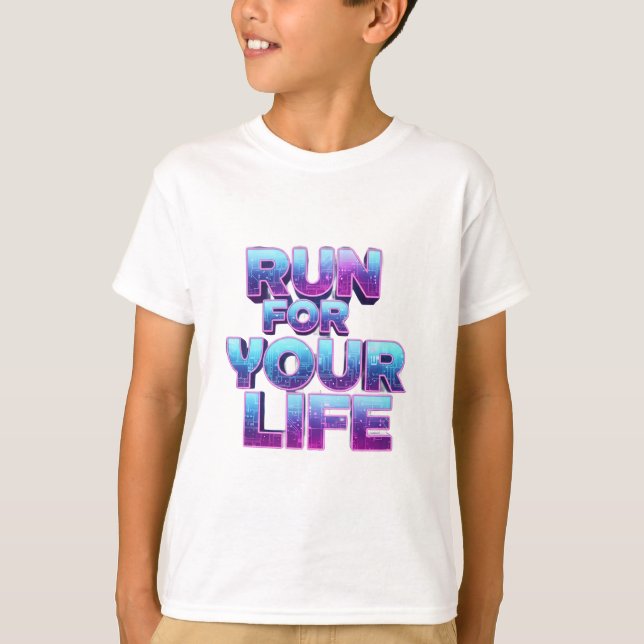 T-shirt Motivation de course professionnelle (Devant)