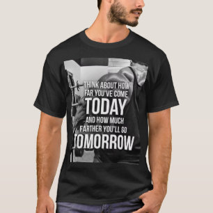 T-shirt Motivation de gymnase d'entraînement