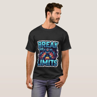 T-shirt Motivation de jeu futuriste : briser les limites