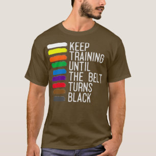 T-shirt Motivation de la ceinture noire Taekwondo Jiu Jits