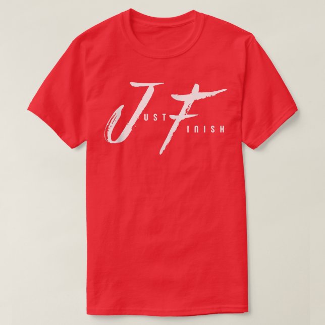 T-shirt Motivation de la condition physique - Terminer en  (Design devant)