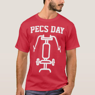 T-shirt motivation de la construction du corps de jour pec