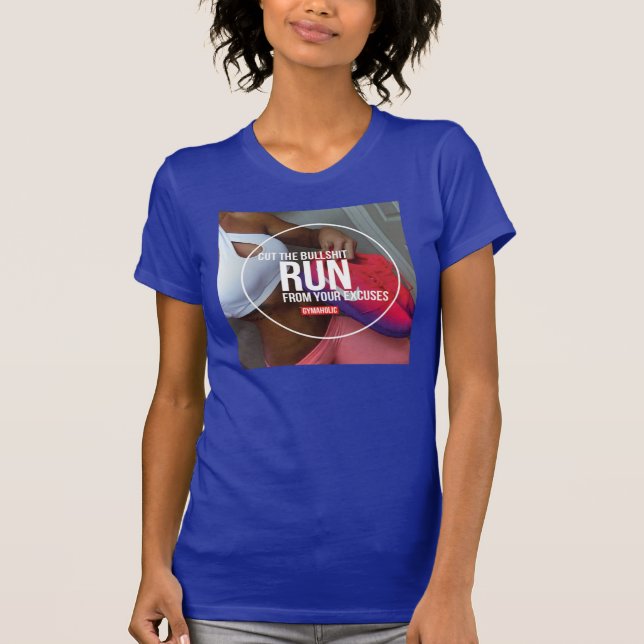 T-shirt Motivation de la salle de gym pour la musculation (Devant)