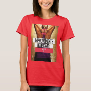 T-shirt Motivation de l'entraînement - Les améliorations c