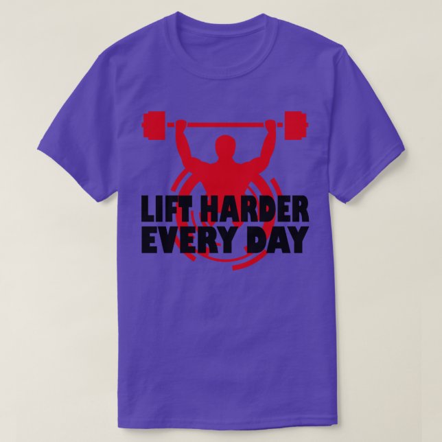 T-shirt Motivation de l'entraînement physique (Design devant)