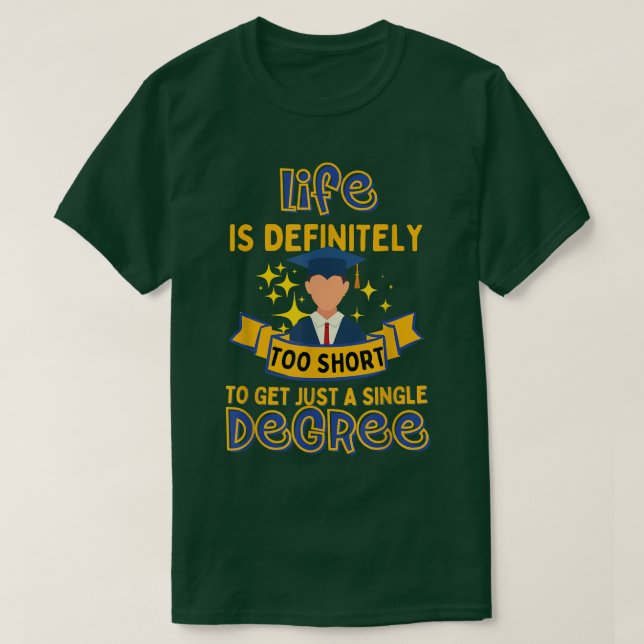 T-shirt Motivation de l'étude PhD Étudiants Inspiration (Design devant)