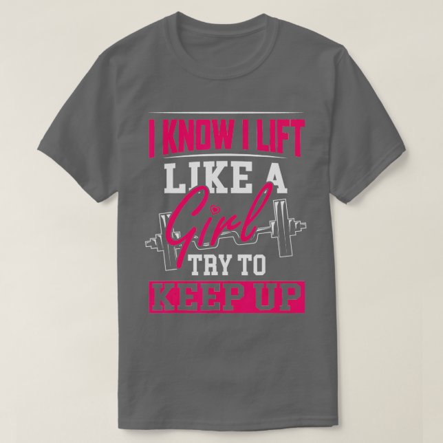 T-shirt Motivation de levage moteur Je sais Je lève comme  (Design devant)