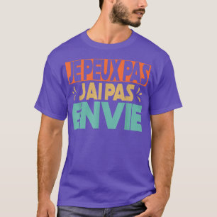 T-shirt Motivation de l'Humour flamand contre Procrastinat