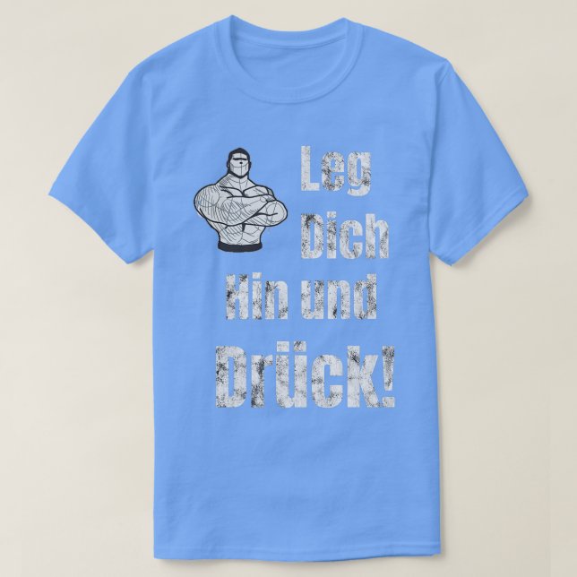 T-shirt Motivation de musculation de banc (Design devant)
